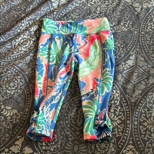 Tropical Print Kids Leggings